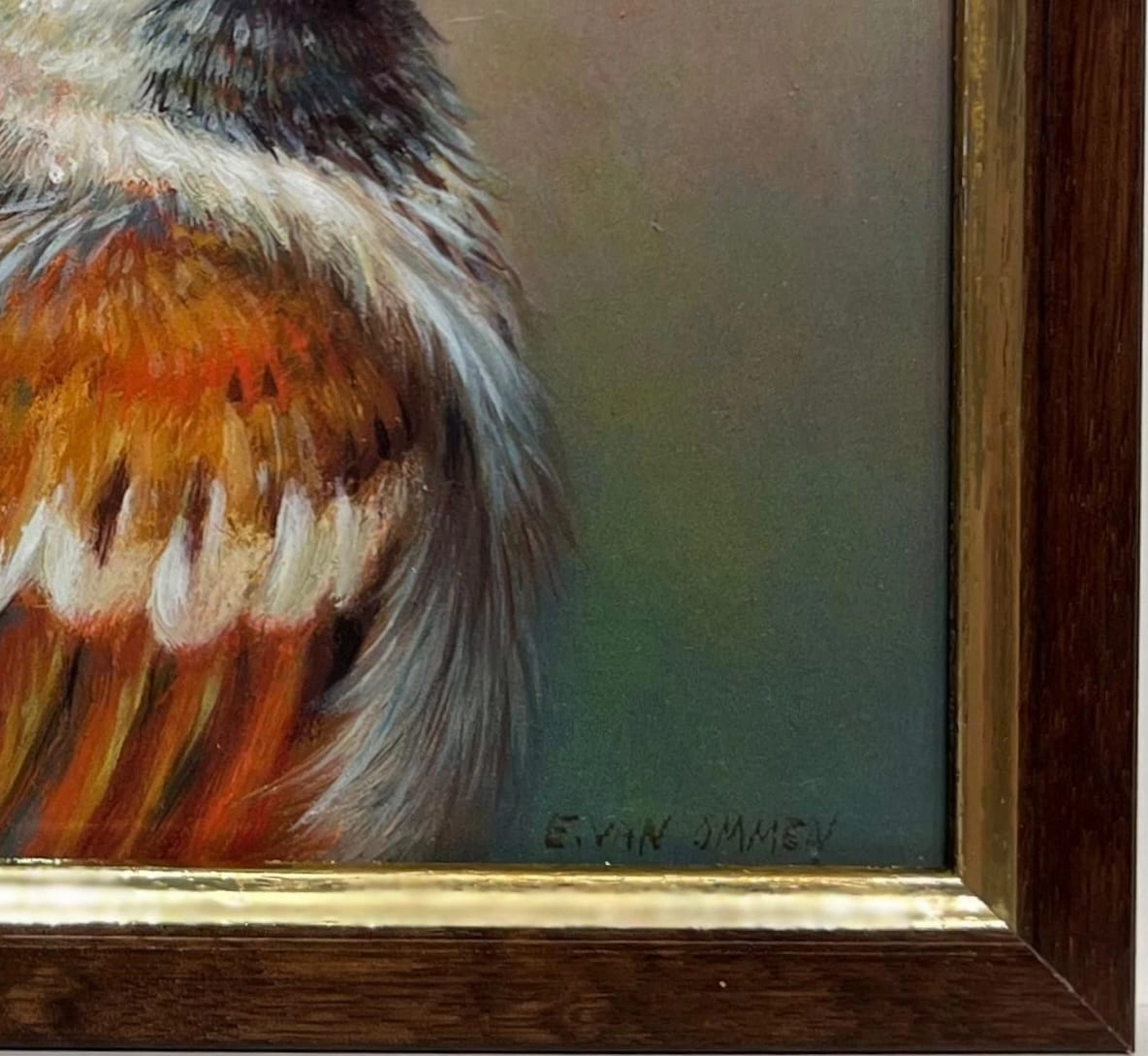 Erik van Ommen, Portret van een huismus, detail LH