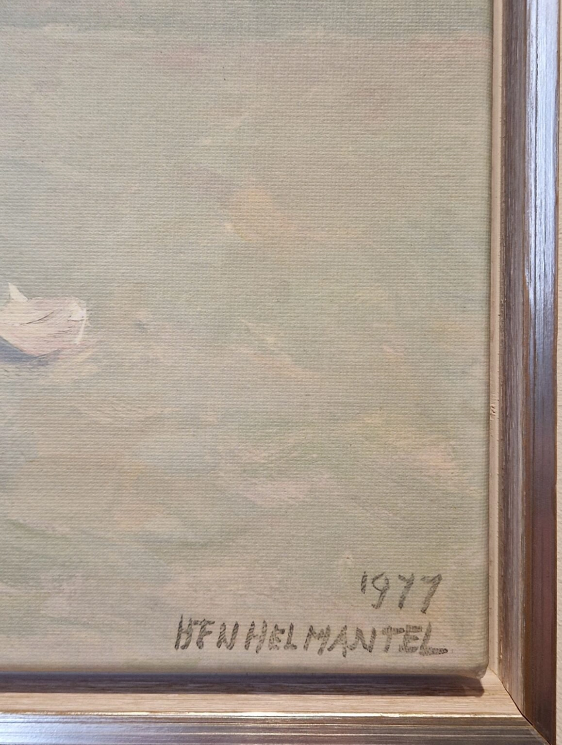 Henk Helmantel, Bloesemtakken in glas, detail LH