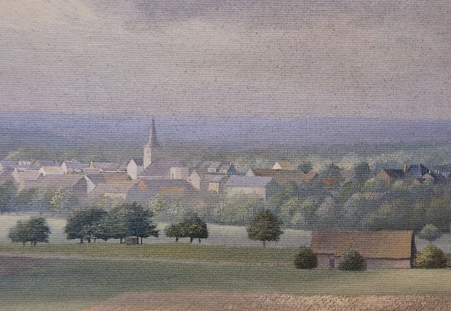 Patrick Creyghton, Zomerlandschap met Maasvallei, detail G