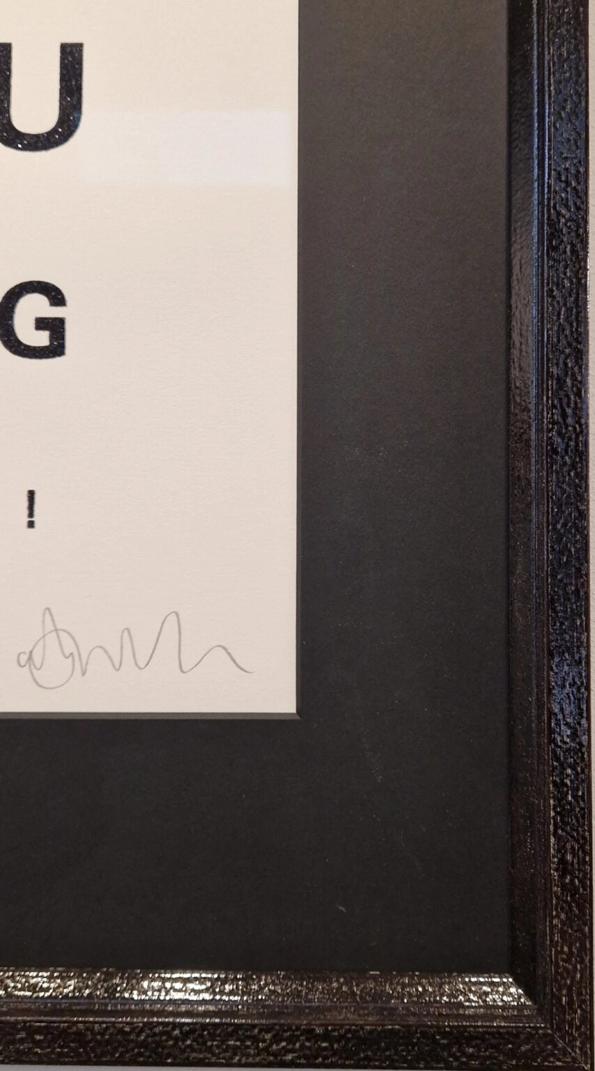 Alex Bucklee, Open your fucking eyes, detail LH