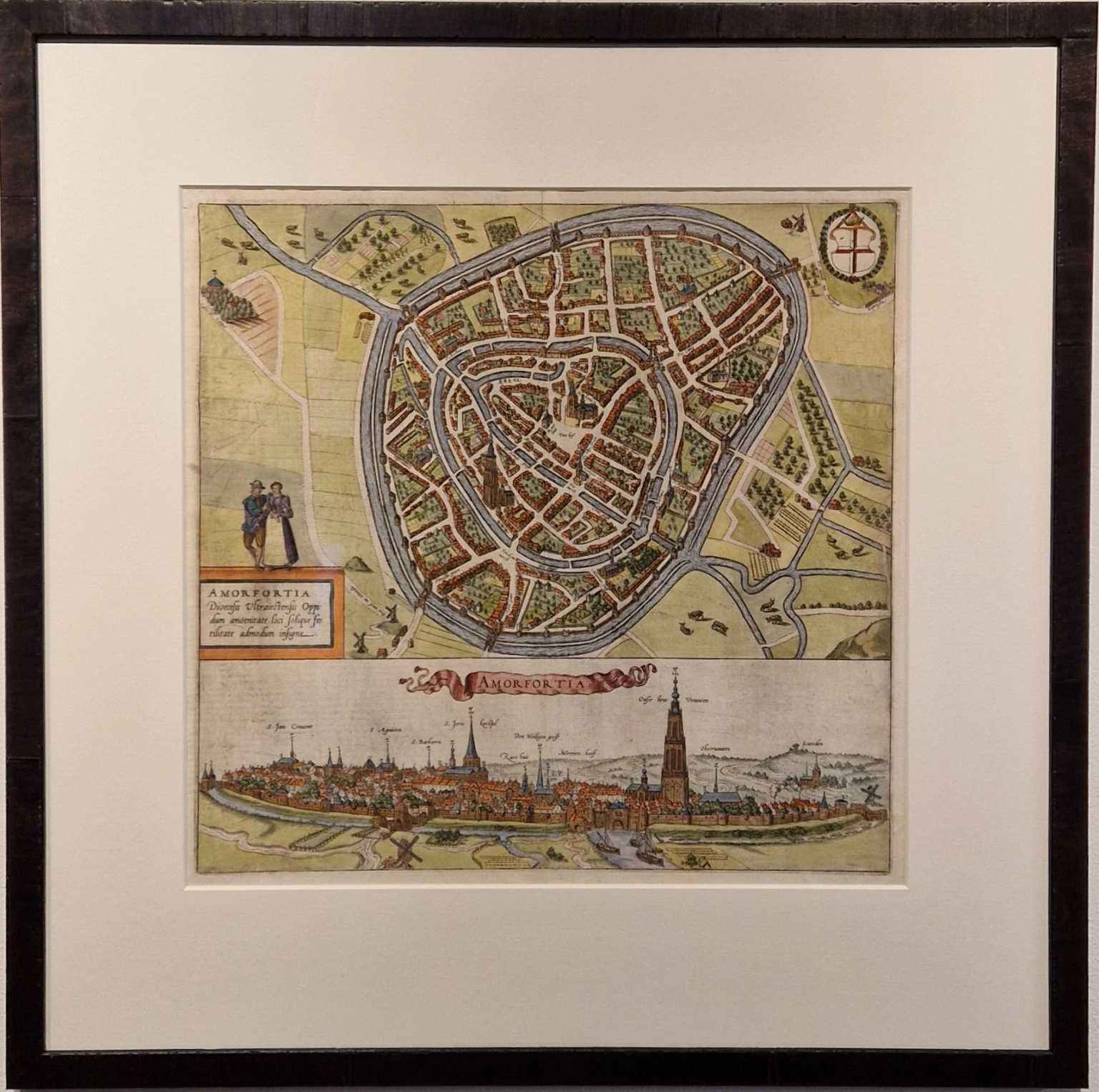 G. Braun & F. Hogenberg, Amorfortia, Amersfoort, O