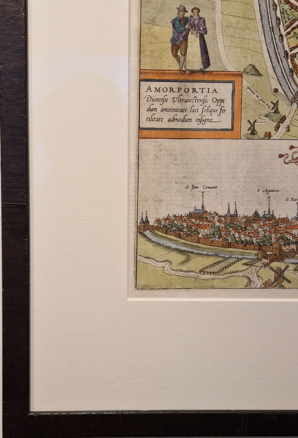 G. Braun & F. Hogenberg, Amorfortia, Amersfoort, detail LI