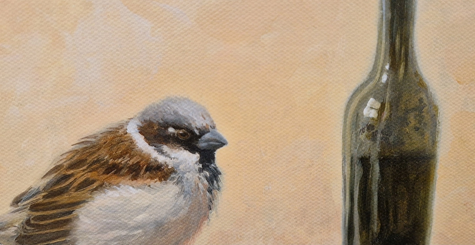 Ulco Glimmerveen, musje, detail G