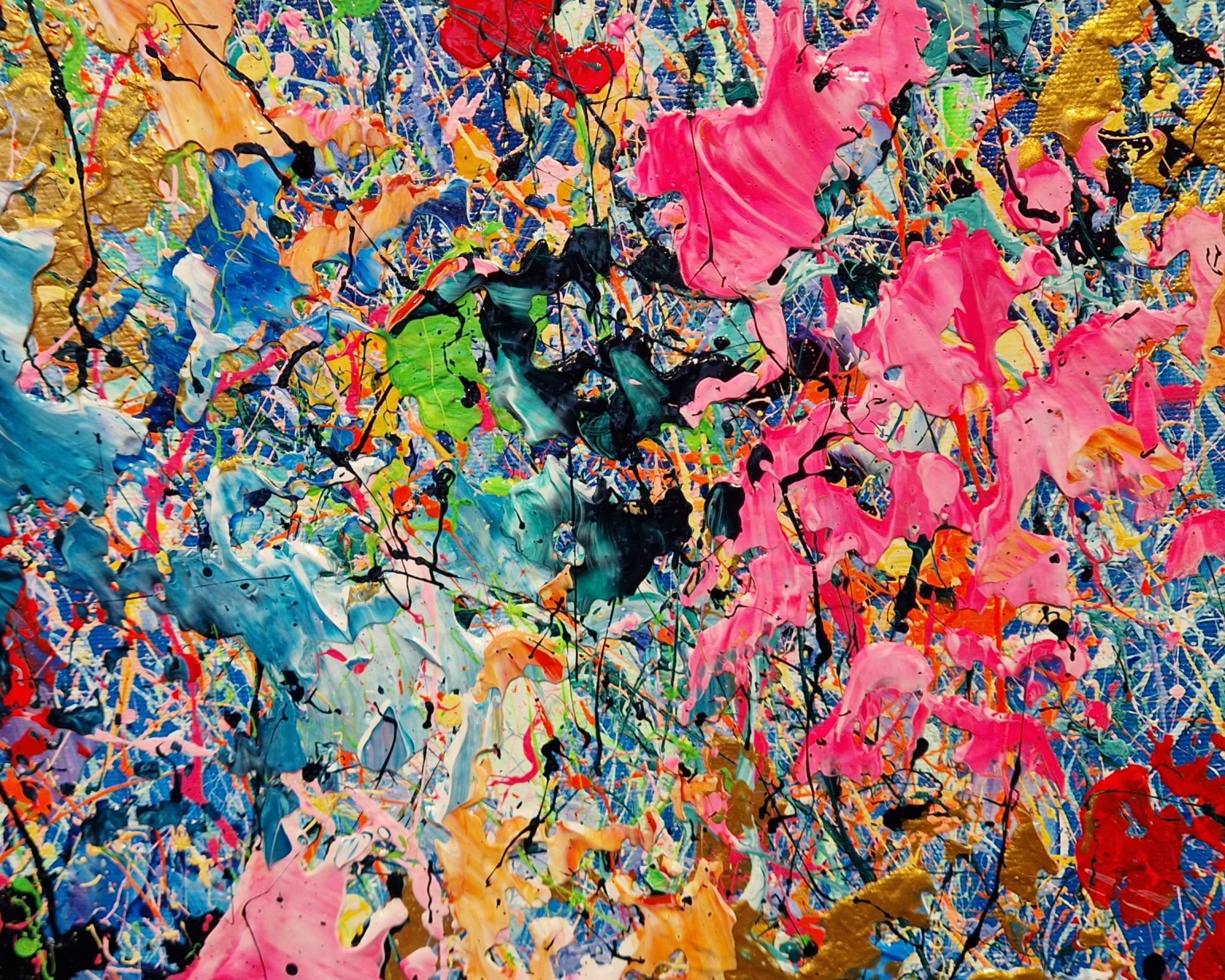 Ivanka Matiss, Petit blue landscape, detail OI