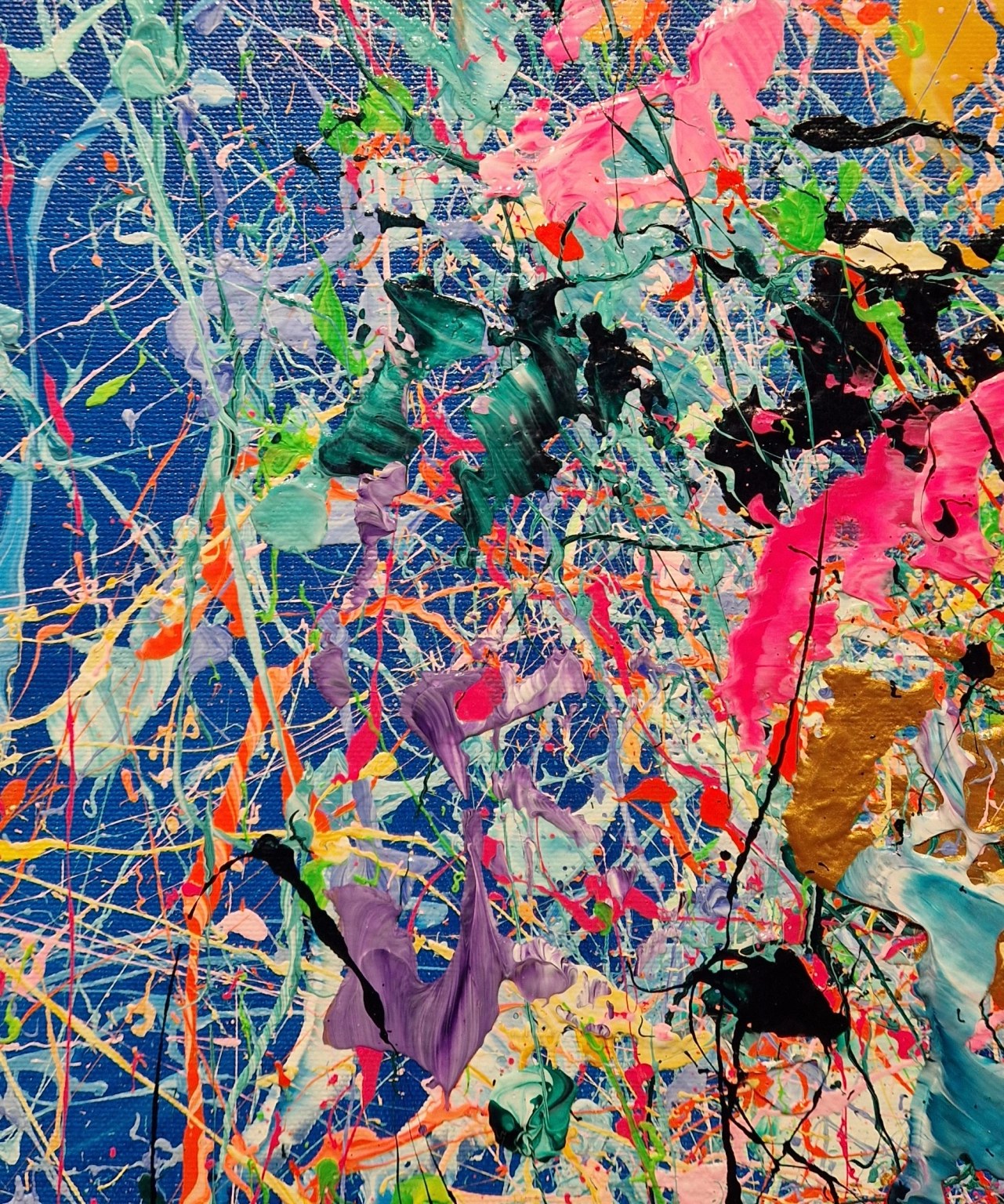 Ivanka Matiss, Petit blue landscape, detail OII