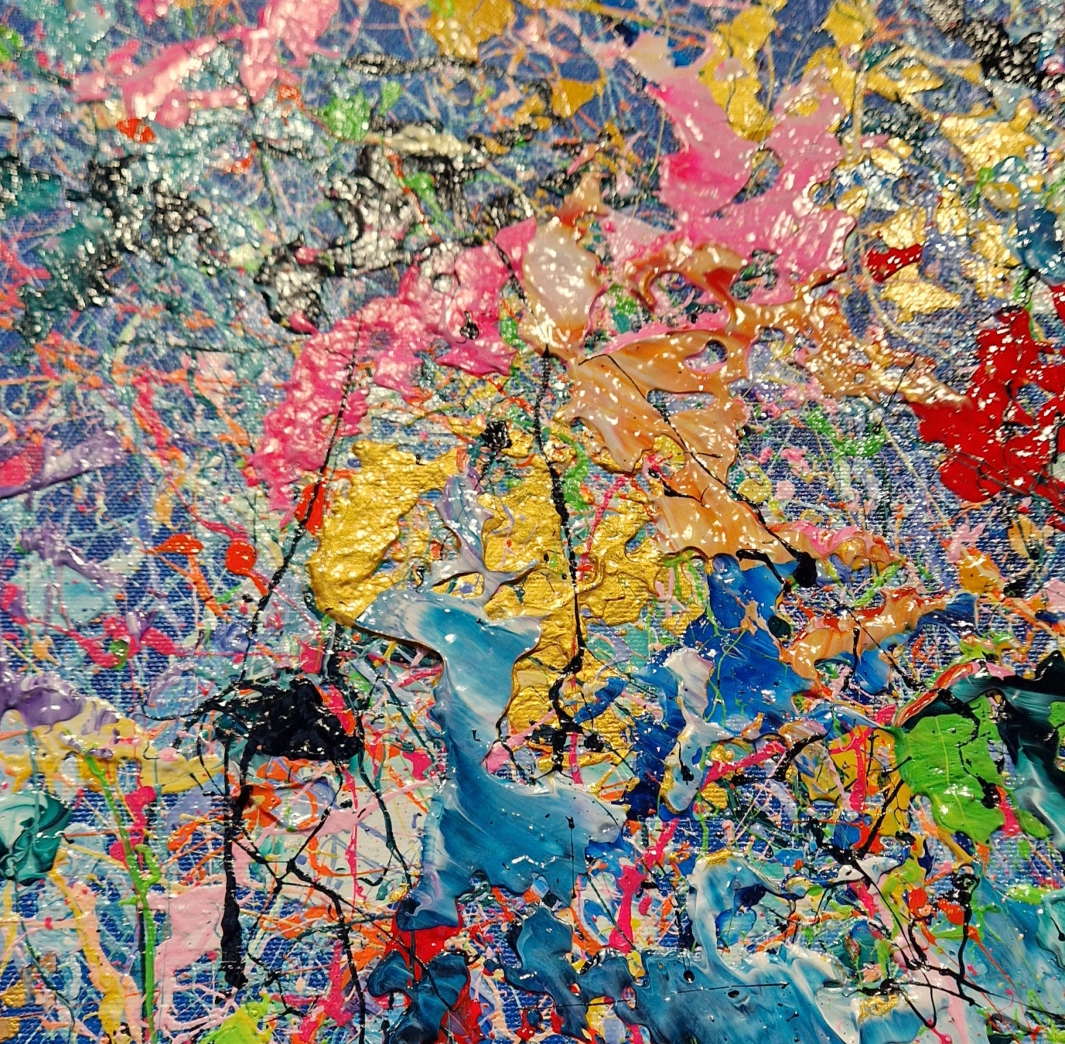 Ivanka Matiss, Petit blue landscape, detail OIII