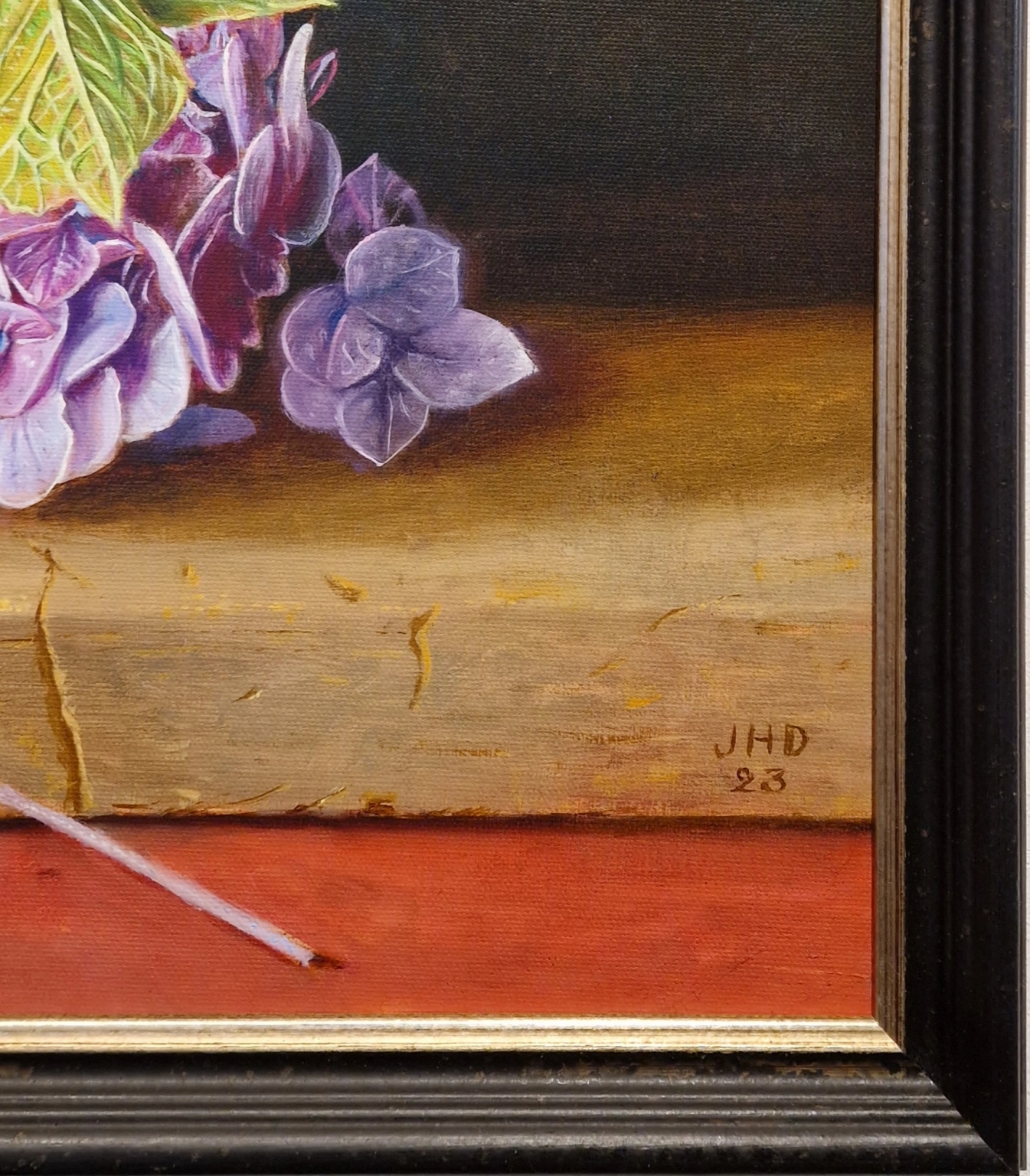 Jef Diels, after a walk in the garden, detail LH