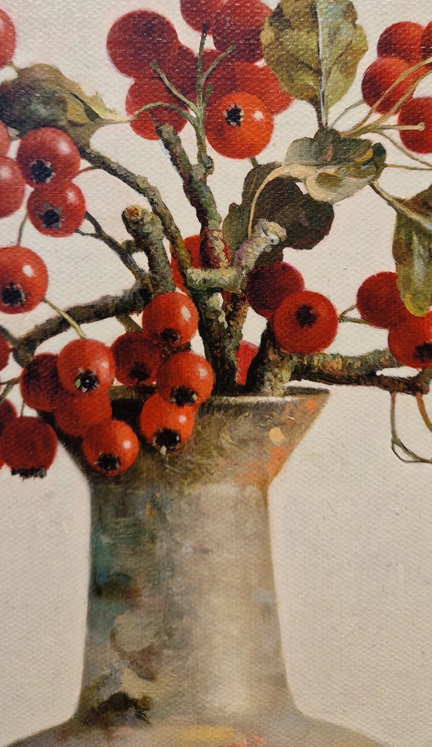 Henk Helmantel, Meidoornbessen in Romeins glas, detail G