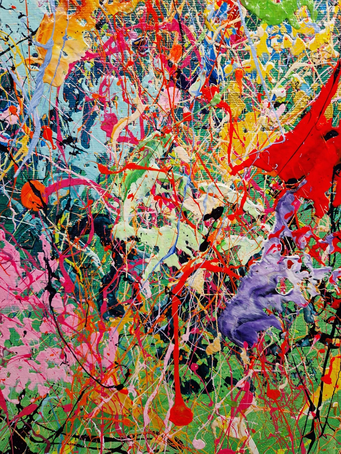 Ivanka Matiss, groen breeze, detail O