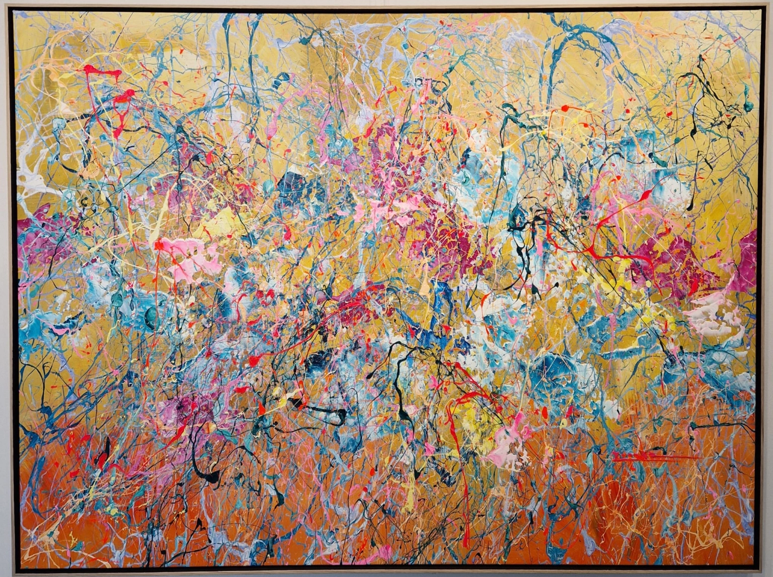 Ivanka Matiss, Golden Garden Landscape, O