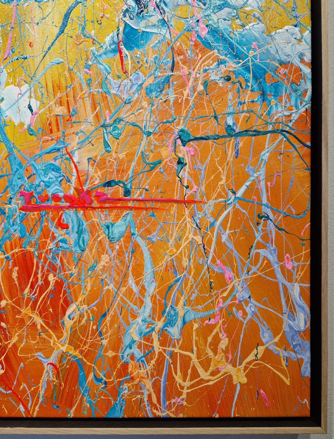 Ivanka Matiss, Golden Garden Landscape, detail LH