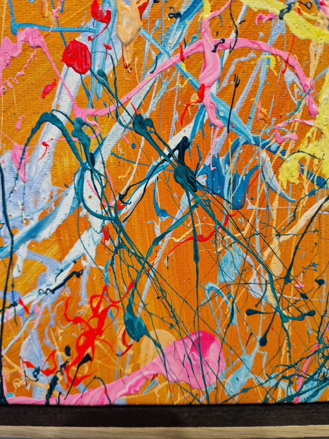 Ivanka Matiss, Golden Garden Landscape, detail LO