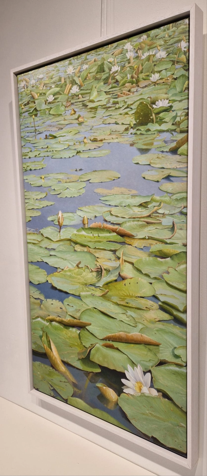 Joke Frima, Waterlelies bij de Ronde Hoep, detail GZK