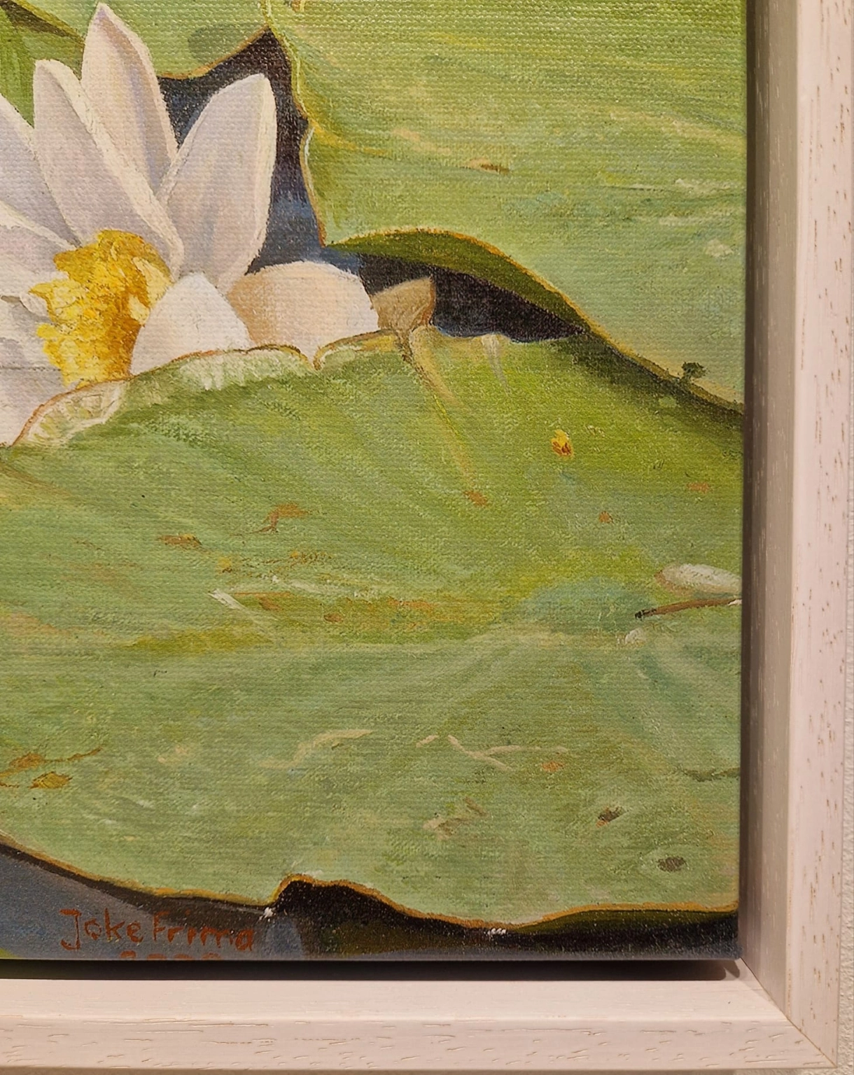 Joke Frima, Waterlelies bij de Ronde Hoep, detail H