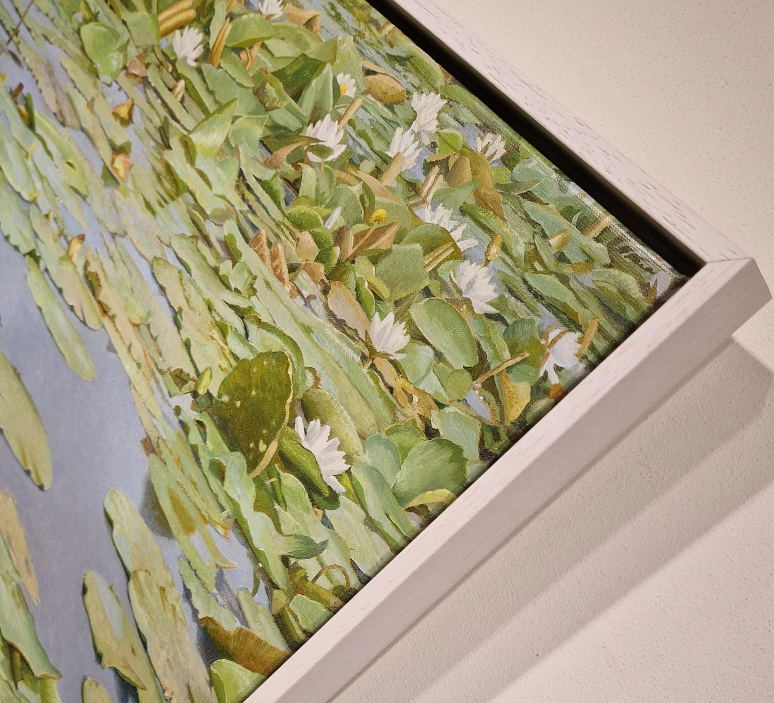 Joke Frima, Waterlelies bij de Ronde Hoep, detail L