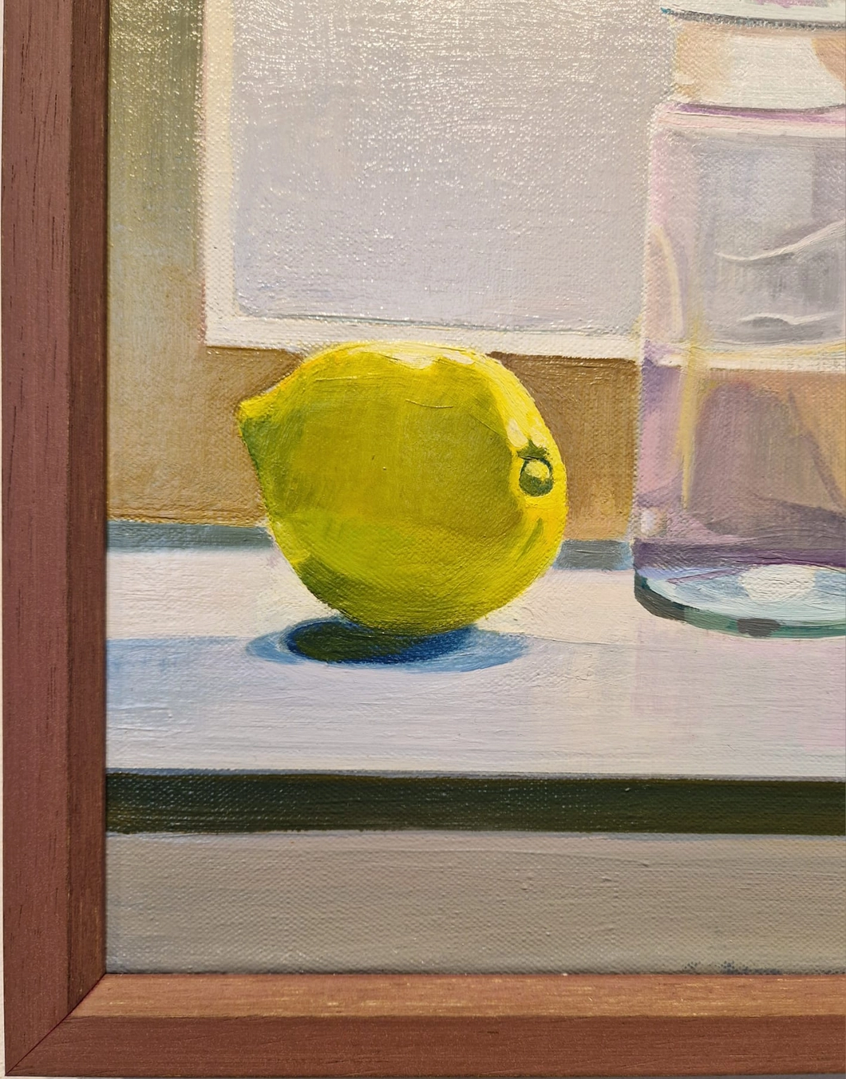 Nico van Bekkum, Stilleven met citroen en matroesjka, detail LO