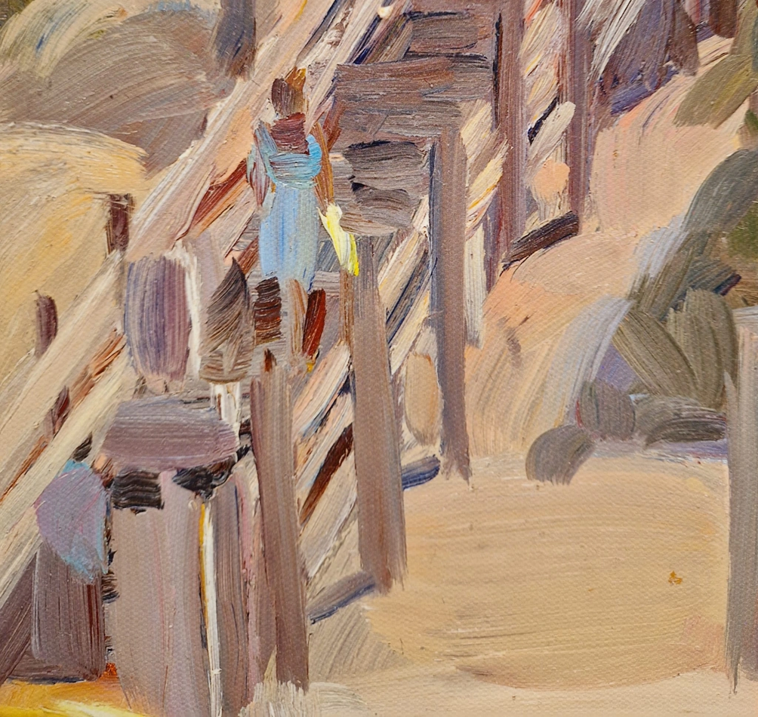 Hans Versfelt, Strandtrap, detail GI