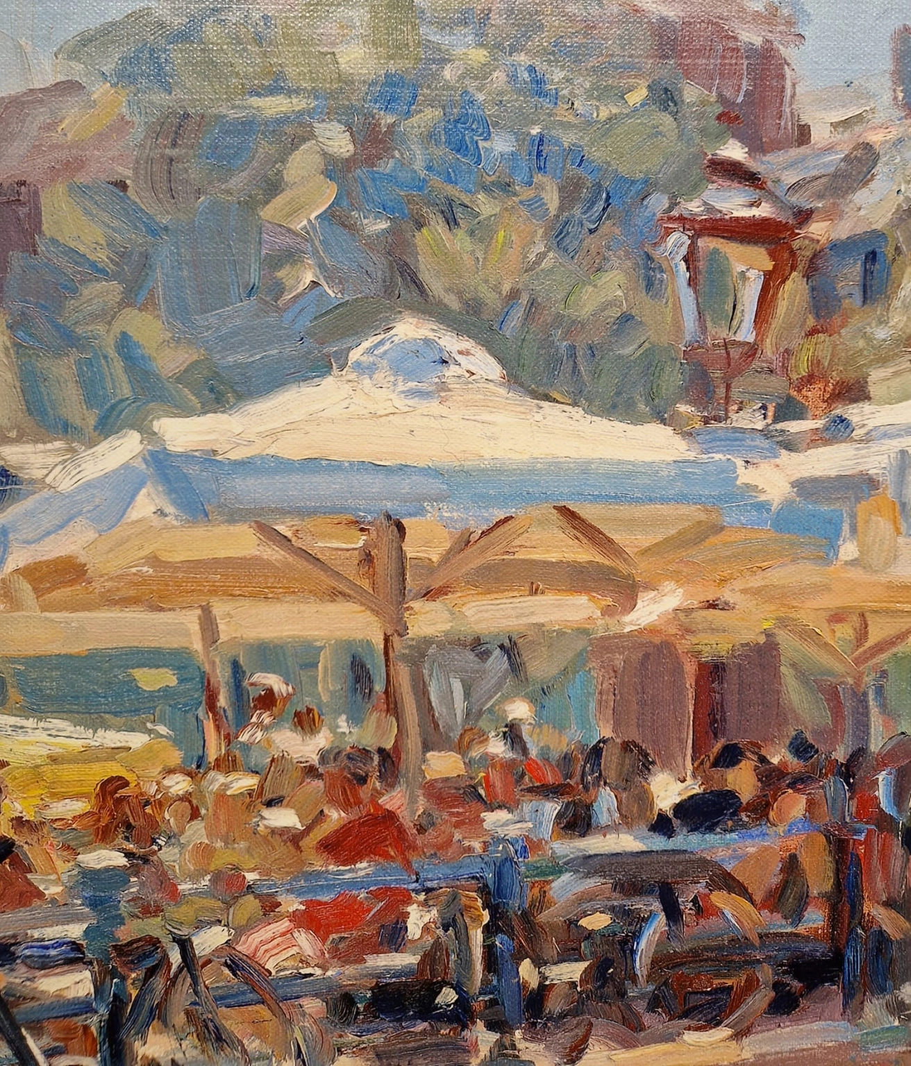 Hans Versfelt, Terras op de brug, detail G