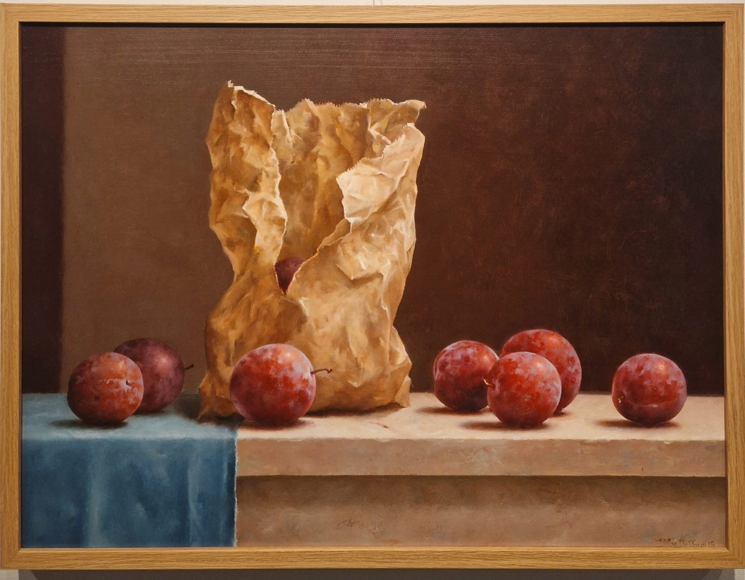 Marius van Dokkum, zak met pruimen, V