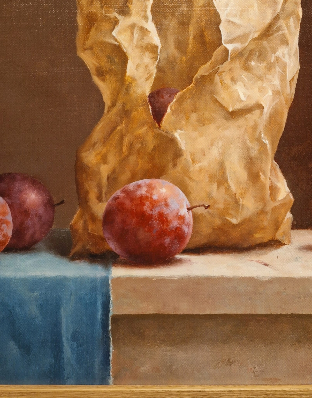 Marius van Dokkum, zak met pruimen, detail G