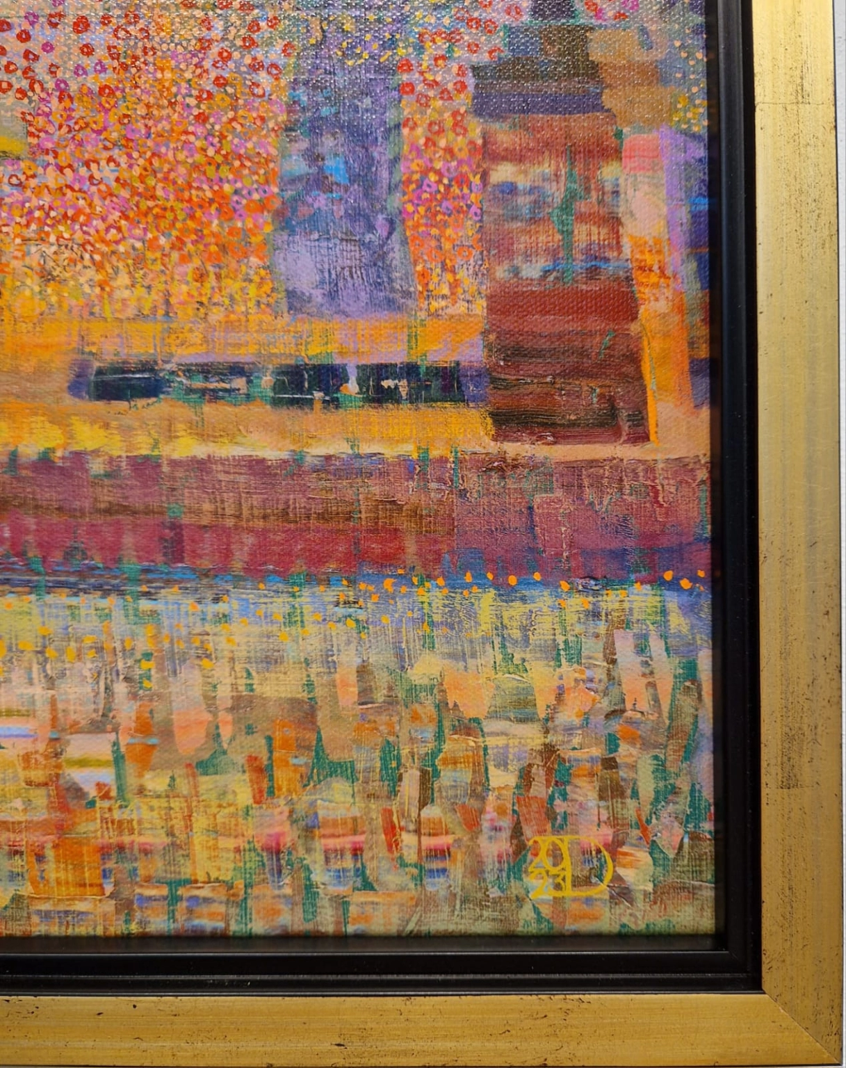 Ton Dubbeldam, Het tedere beeld van geluk, detail LH