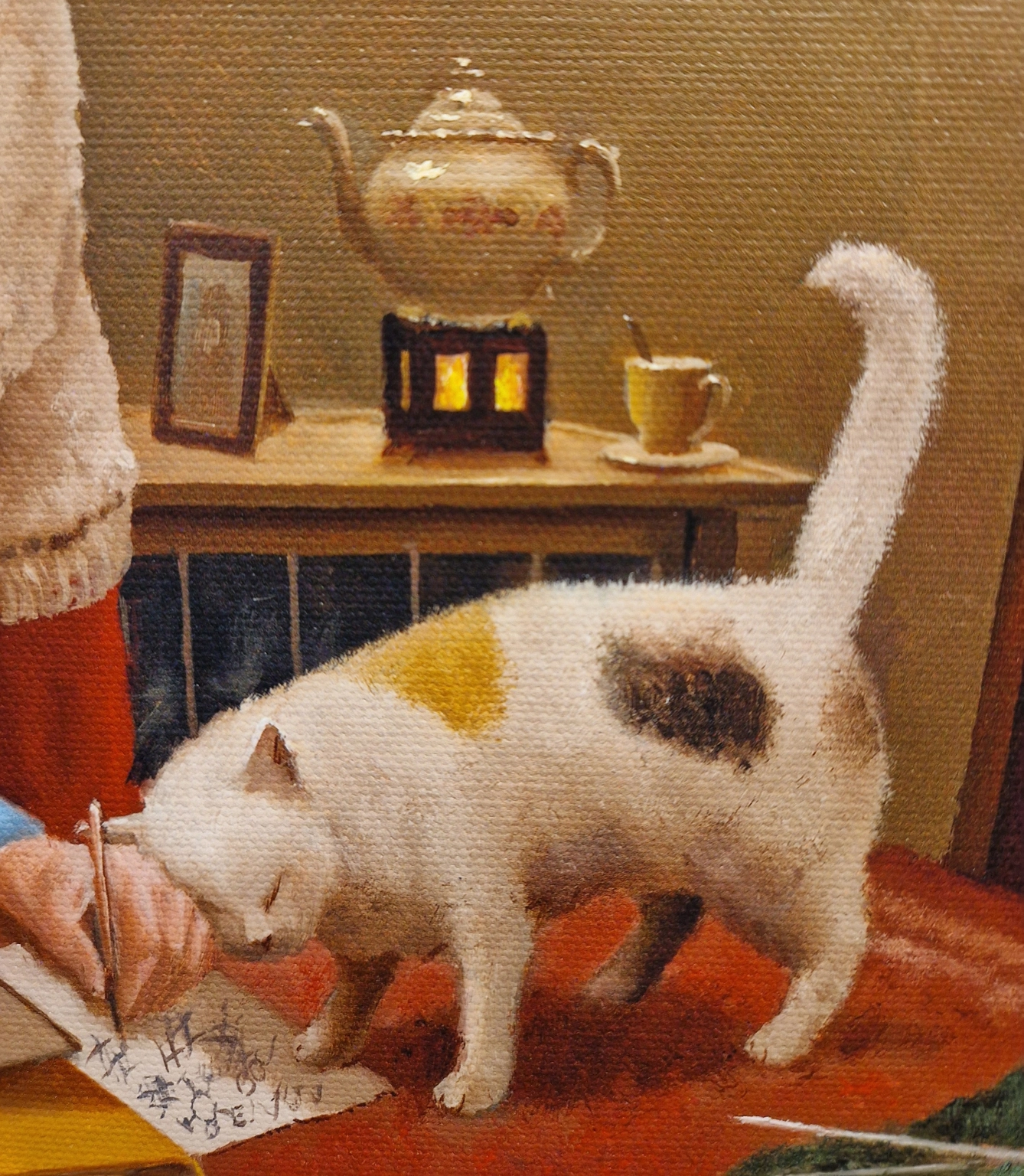 Marius van Dokkum, 9 wachtende voor u, detail G