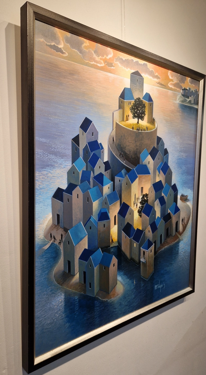 Michiel Schrijver, Langzaam stroomt de avond binnen, detail ZK