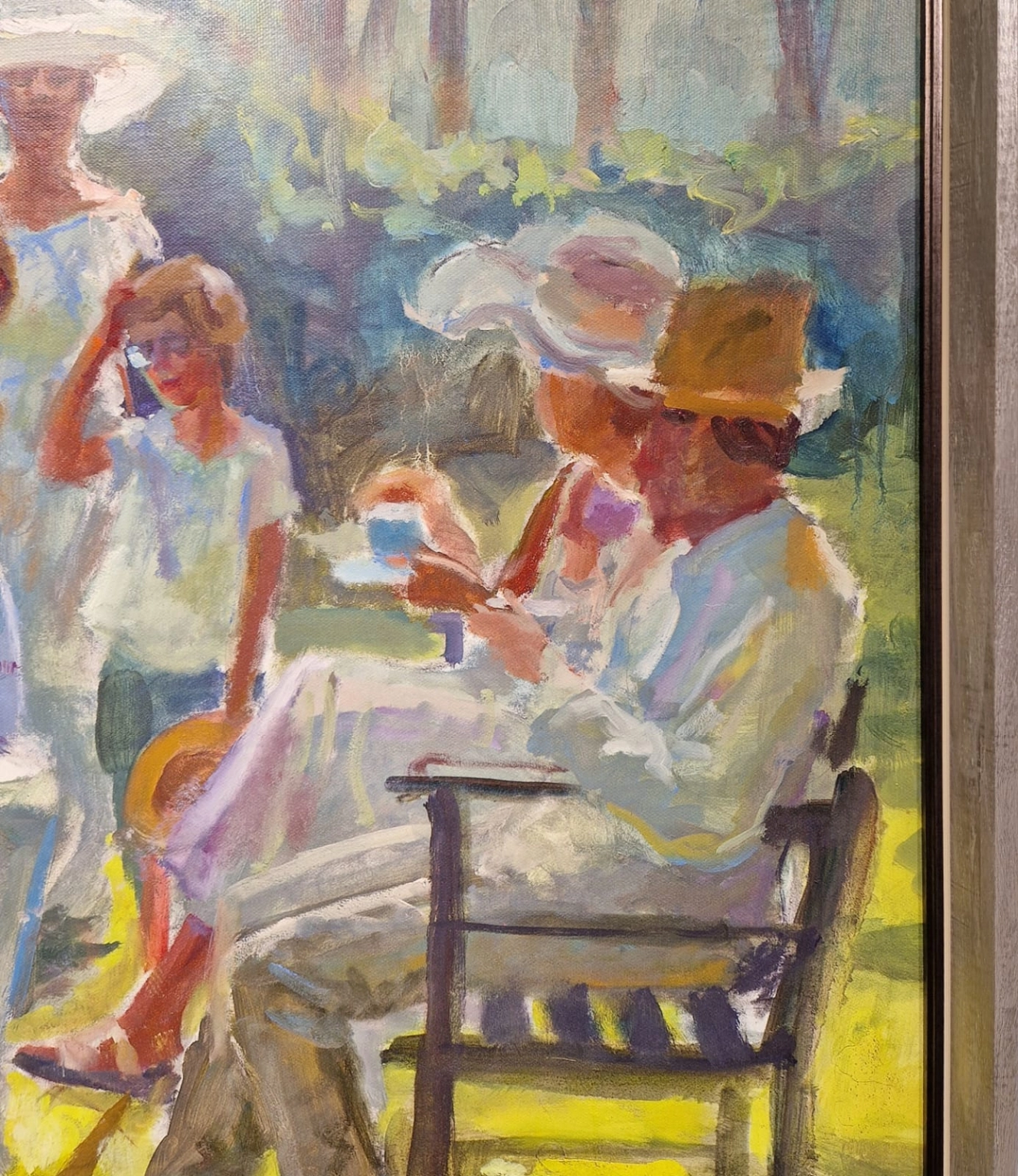 Keimpe van der Kooi, Tuinfeest, detail LG