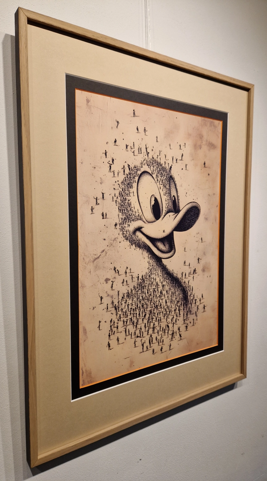 Santicri, icoon Donald Duck, detail ZK