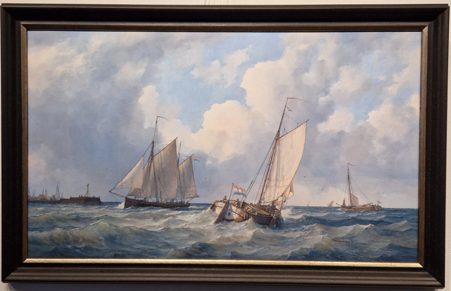 Peter J. Sterkenburg, Zeilschepen voor een haveningang, V