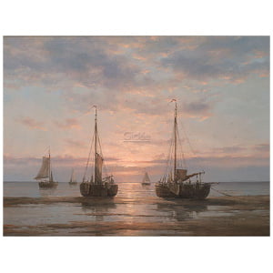 Schepen op het wad