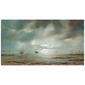 Schepen op het wad