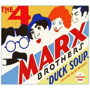 een poster voor de vier gebroeders Marx